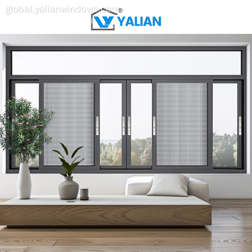Aluminum Alloy Sliding Windows Aluminum Alloy Sliding Window Heat Insulation Customizable Supplier